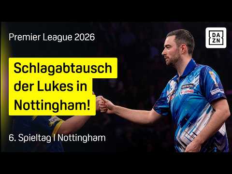 6. Spieltag | Nottingham | Premier League Darts 2026 | DAZN Highlights