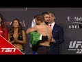Conor McGregor Brings Out Drake At UFC 229 Weigh In