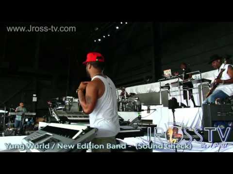 James Ross @ Yung World - "MD / New Edition" - (Sound Check) - www.Jross-tv.com