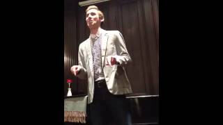 Andy Tighe singing Alive! from Death Takes a Holiday