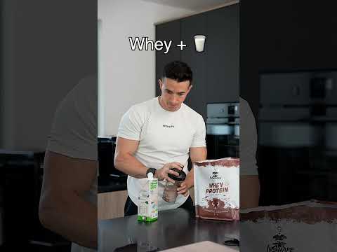 Protein Whey with Water or Milk ?? 🔥