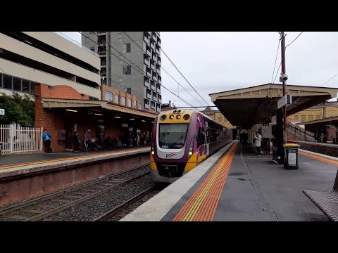 Vline Vlocity train passing South Yarra Part 3