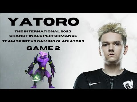 DOTA 2 Watch YATORO's Full GAMEPLAY @ TI23 Grand Finals against Gaming Gladiators GAME 2