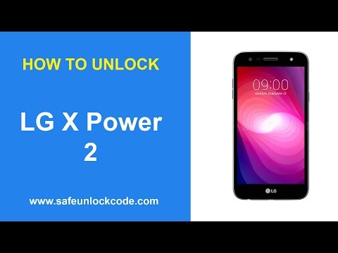 How to Unlock Unlock LG X Power 2 All Networks - SafeUnlockCode