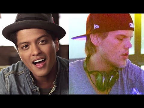 "Just The Dancing" - Bruno Mars vs Avicii (mashup visualiser) #brunomars #avicii