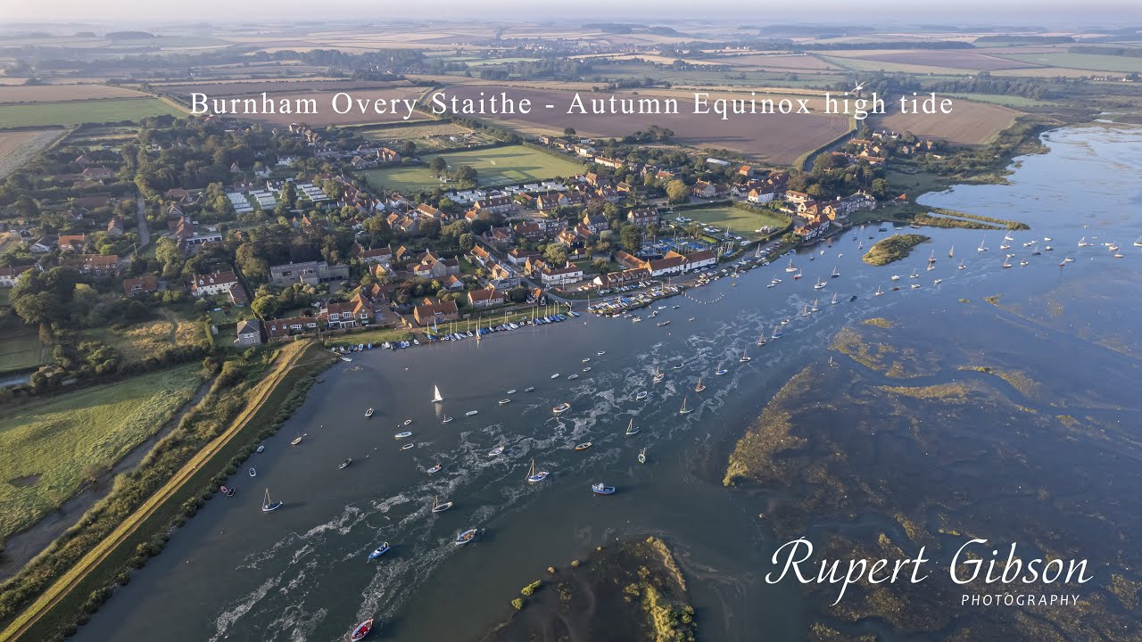 Autumn Equinox at Burnham Overy Staithe - 4K video