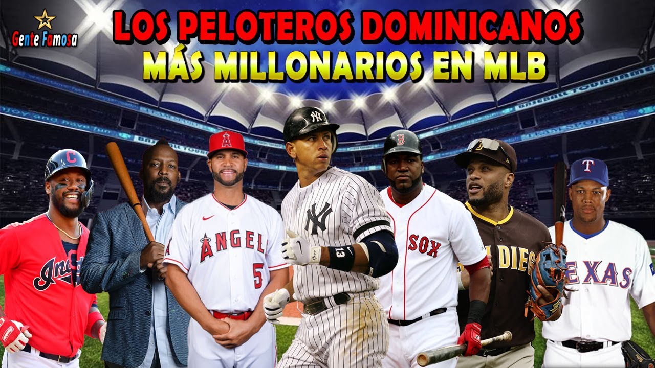 Los 10 Peloteros Dominicanos Más Ricos en la MLB | Gente Famosa