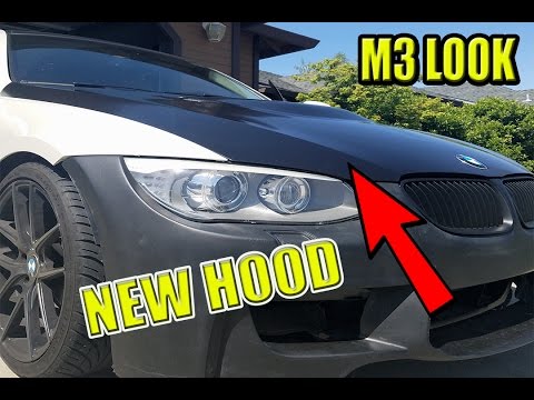 How to install an aftermarket hood (BMW)