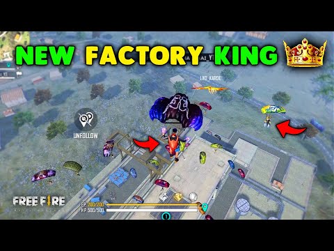 Ajjubhai New FACTORY KING 👑 Only Factory Roof Fist Challenge - Garena Free Fire
