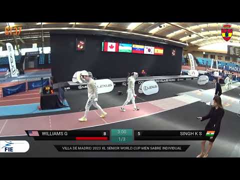 Madrid World Cup 2023 SMS - L64 - Grant Williams USA v Karan Singh Singh IND