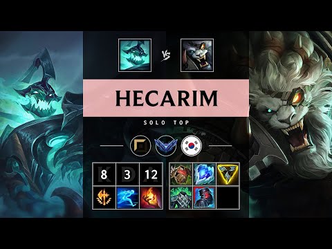 Hecarim Top vs Rengar - KR Diamond Patch 25.20