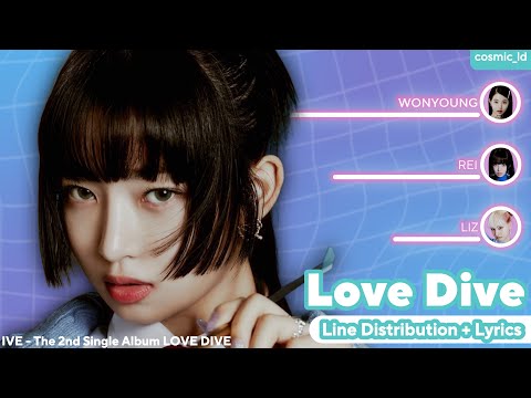 IVE - LOVE DIVE Line Distribution Video on YouTube