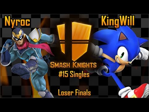 Smash Knights Monthly 1 - Nyroc (Captain Falcon) vs. KingWill (Sonic) - Losers Finals