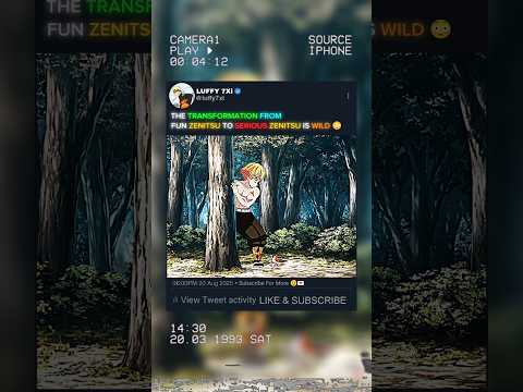 HE’S NOT THE SAME ZENITSU NOW 💀🔥