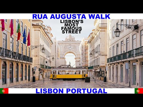 PASSEIO A PÉ EM LISBOA: RUA AUGUSTA - A RUA MAIS FAMOSA DE LISBOA