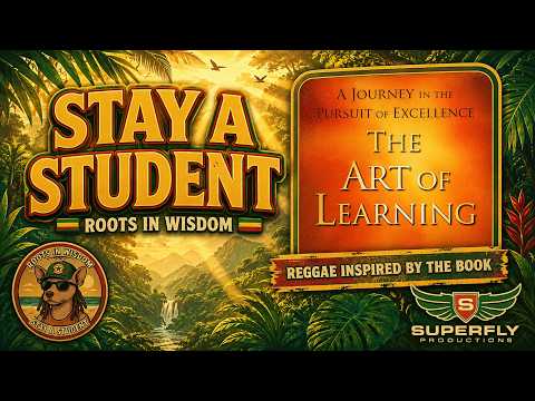 Book cover: Stay a Student— Reggae Inspired by "The Art of Learning" by Josh Waitzkin | Roots in Wisdom by Unknown