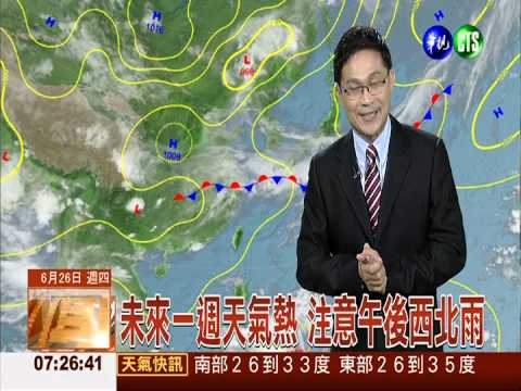 副熱高壓罩全台 各地天晴溫度高