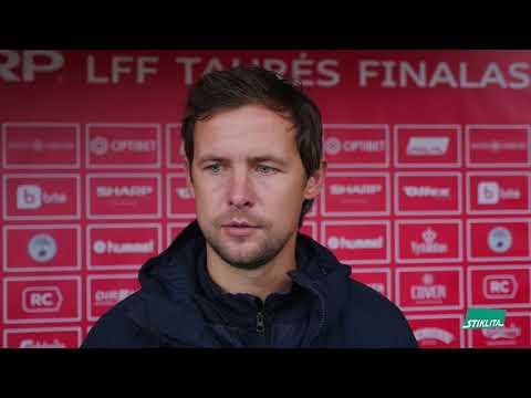 T.Tamošausko komentaras po SHARP LFF taurės finalo