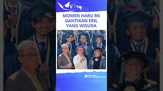 Ridwan Kamil Bagikan Momen Haru Gantikan Emmeril Khan Diwisuda, Ungkap Ini Hari yang Bahagia