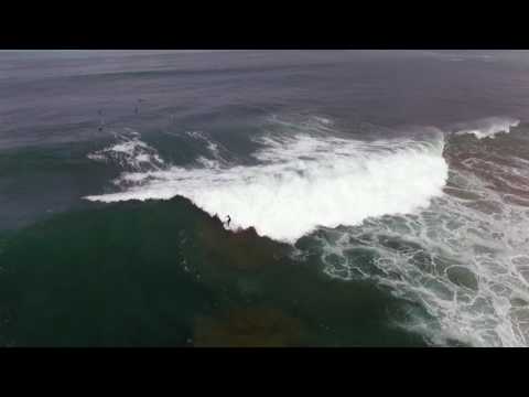 Bullies drone footage of surfers