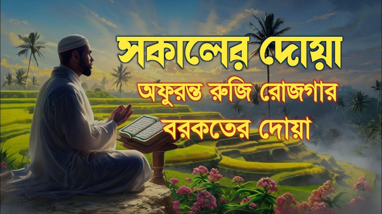 প্রতিটা সকাল শুরু হোক দরদমাখা বরকতময় কোরআনের আয়াত দিয়ে | সকালের দোয়া ও জিকির | Sokaler Dua