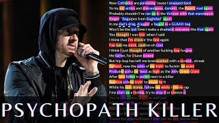 Eminem - Psychopath Killer | Lyrics, Rhymes Highlighted