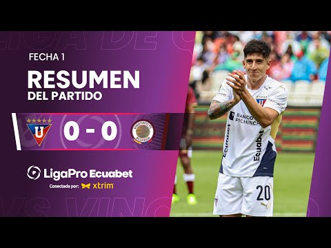 Liga de Quito 0 - 0 Vinotinto / Fecha 1 / LigaPro Ecuabet conectada por Xtrim