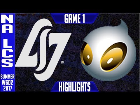 CLG vs DIG Highlights Game 1 - NA LCS week 6 Summer 2017 - Counter Logic Gaming vs Dignitas G1