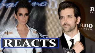 Here's How Kangana Ranaut Reacted When Asked About Hrithik Roshan