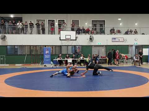 Australian wrestling national championship 2023 Amir gholizadeh vs Ethan Thomas
