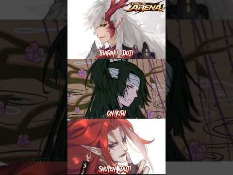 Male Shikigami in Onmyoji Arena #shorts #onmyojiarena #onmyoji #shikigami