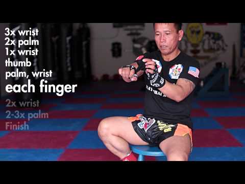 Andy K Muay Thai Handwrap Tutorial