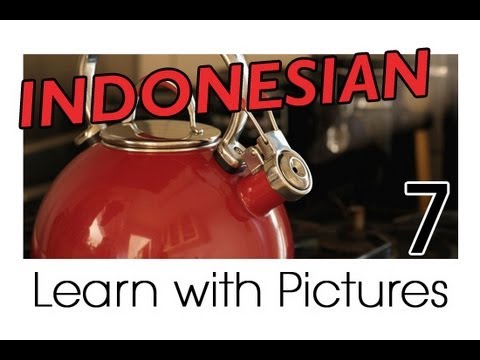 Learn Indonesian Vocabulary with Pictures - Cooking in the Kitchen