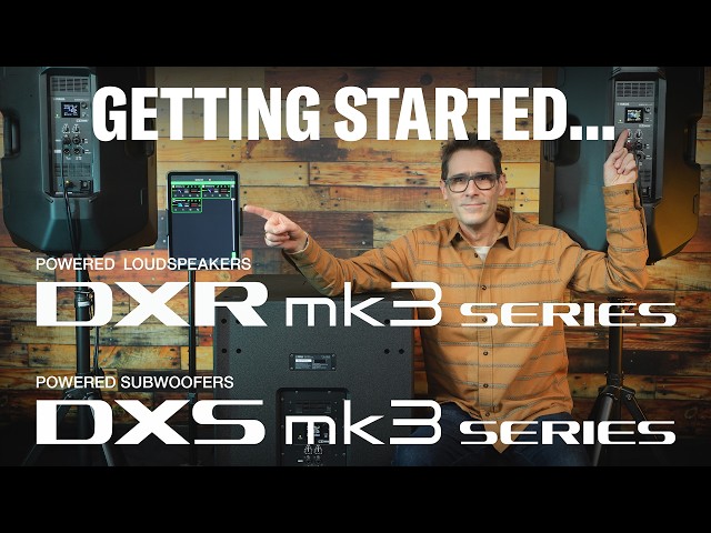 ヤマハ パワードスピーカー・サブウーファーDXR mk3およびDXS mk3の入門ガイド