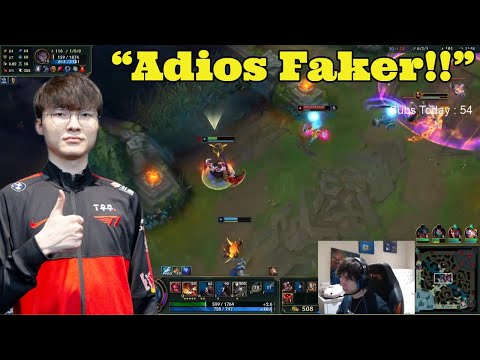 Faker Didn't Expect This NA Kayn One Trick To Do This...