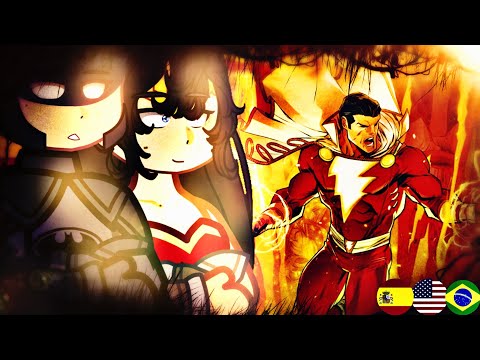 🇺🇸/🇪🇸/🇧🇷 Justice League React To Billy Batson / Captain Marvel – Gacha React