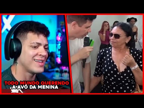 CEROL REAGINDO - AVÓ FLAGROU A NETA NA PEGAÇÃO