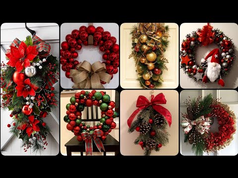 80+ Christmas wreath decoration ideas/Elegant ideas...