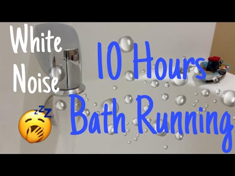 10 Hours Bathtub Filling Loop - Relaxing Water Sounds for Sleep 😴