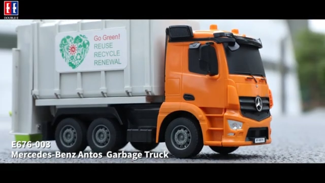 RC popelářské auto Mercedes Benz Antos 1:26 | RCprofi.cz