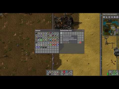 Factorio getting space science for the first time 0.15
