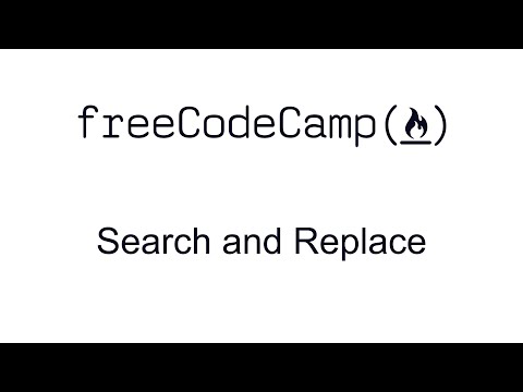 Search And Replace Intermediate Algorithm Scripting Free Code Camp