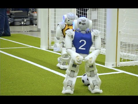 HTWK vs. rUNSWift - Robocup Montreal 2018 SPL