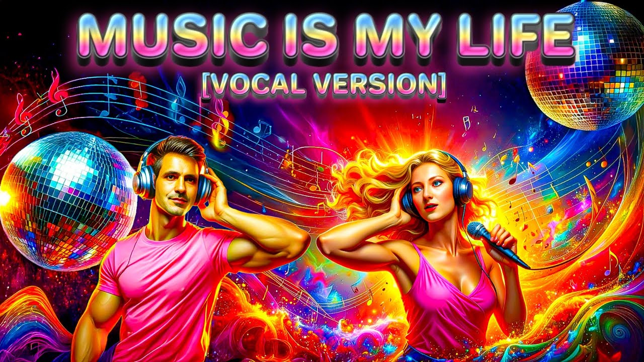 🔊 EuroMartina - Music Is My Life [Vocal Version] (Official Music Video) // ITALO DISCO / EURO DANCE