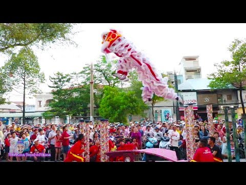 Múa Lân Hay Nhất 2019 - Lân Nhảy Xa 3m [ LSR Hằng Anh Đường ]
