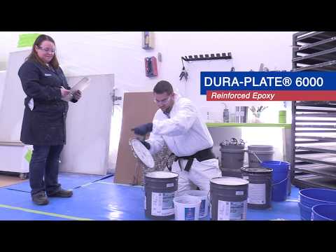 DURA-PLATE® 6000 Reinforced Epoxy Application Demo