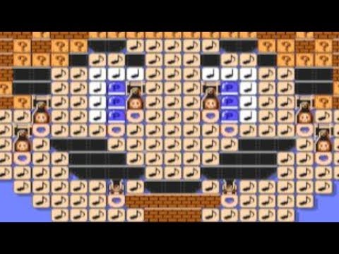 INSIDE MARIO'S ENORMOUS HEAD by Castor - Super Mario Maker - No Commentary 1bn
