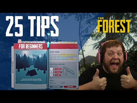 The Forest - 25 Tips and Tricks for Beginners 2022!!
