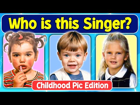 Guess The Singer by The Childhood Picture👶📷 | 50 Most Popular Singers 🎶🔥