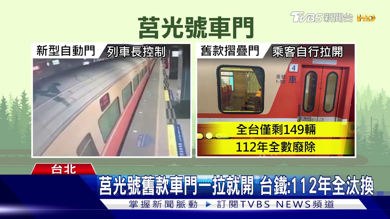 拿命趕車!莒光號離站 婦人月台追車拍門